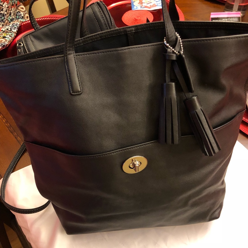 Coach Leather tote